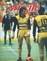 Paul Child of Pittsburgh on the cover of Missile magazine, with Mickey Cave in the background